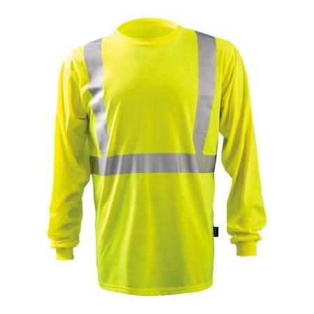 Occunomix OccuNomix Premium Long-Sleeve Wicking T-Shirt Hi-Vis Yellow, 5XL, LUX-LST2-Y5X LUX-LST2-Y5X